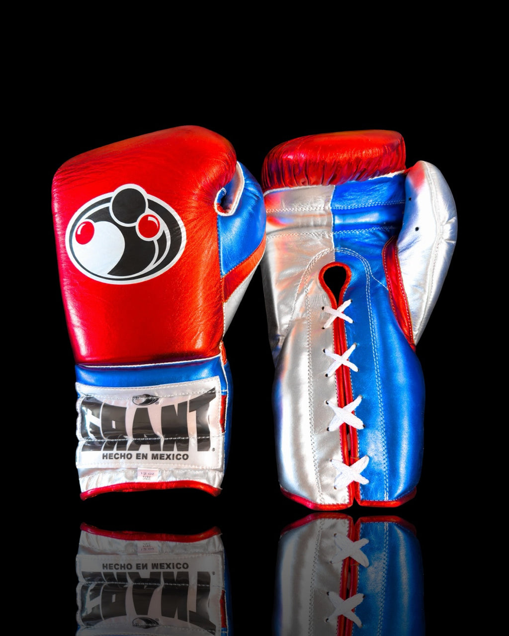 Grant Boxing Gloves Red/Blue/Silver