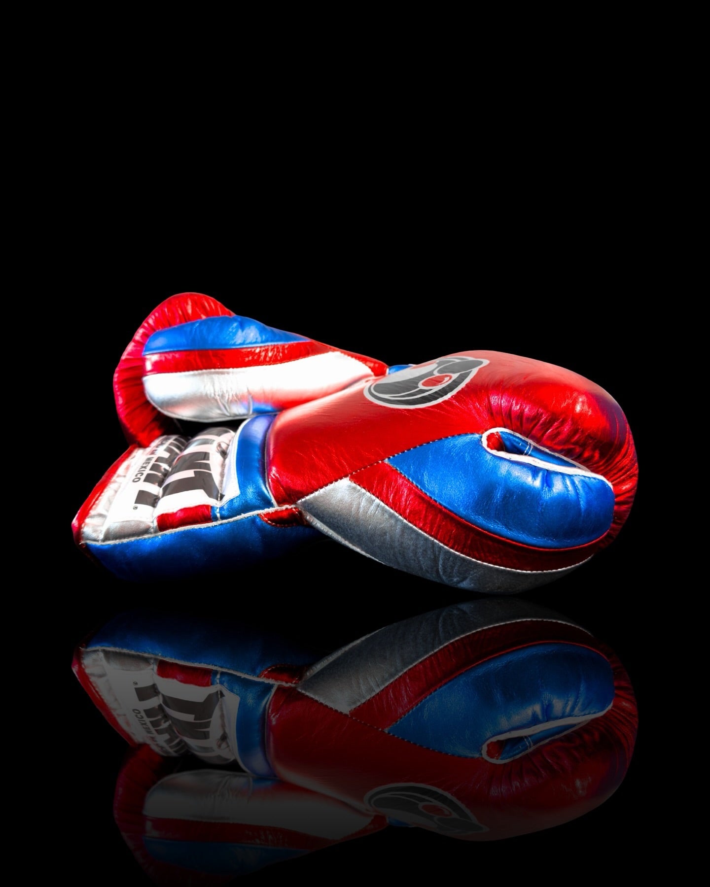 Grant Boxing Gloves Red/Blue/Silver