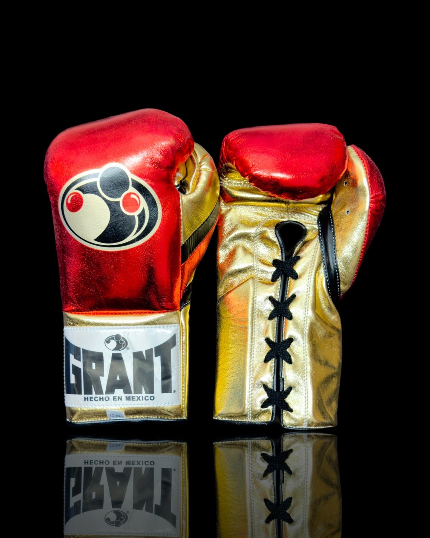 Grant Boxing Gloves Red/Gold/Black