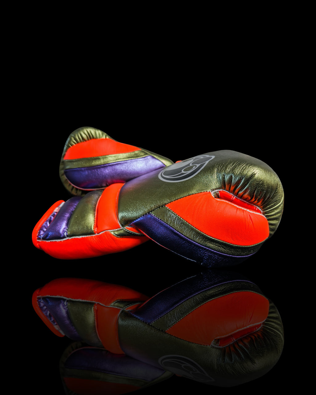 Grant Boxing Gloves Olive/Orange/Purple