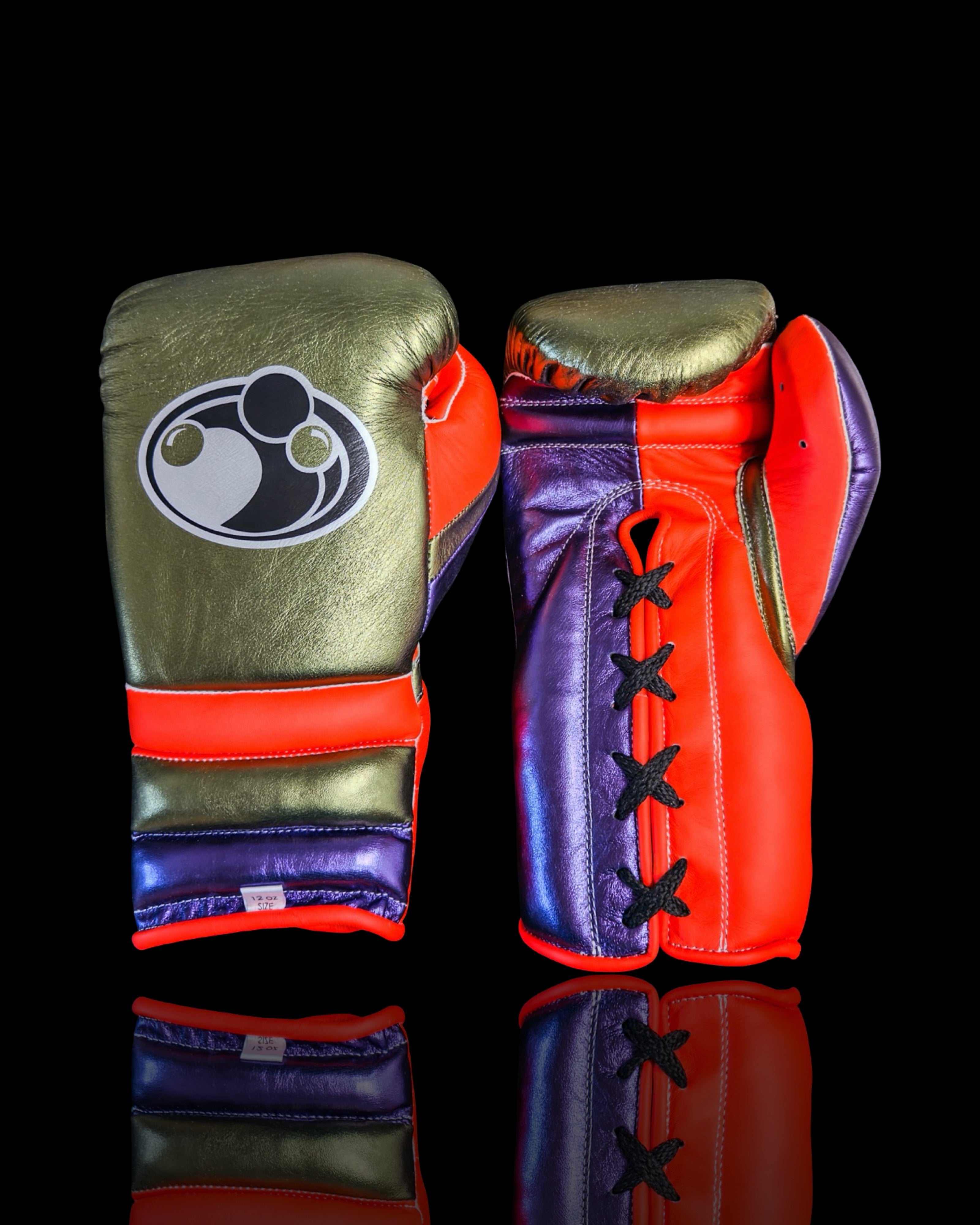 Grant Boxing Gloves Olive/Orange/Purple