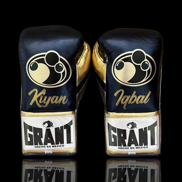 Grant Boxing Gloves Black/Grey/Gold