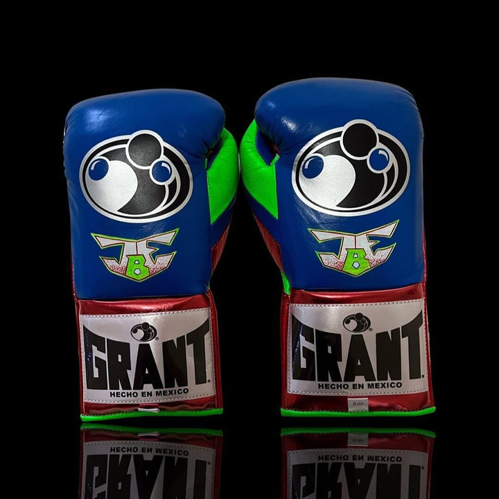 Grant Boxing Gloves Blue/Red/Green