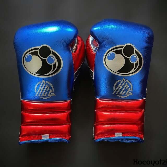 Grant Boxing Gloves Blue/Red/Silver
