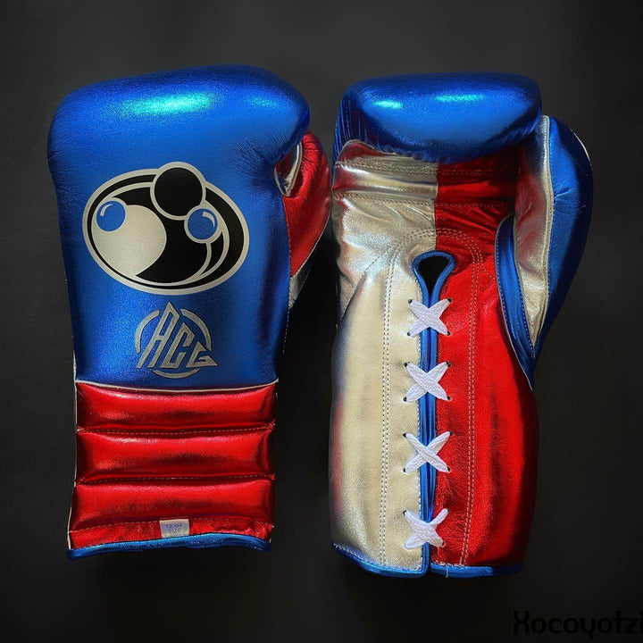 Grant Boxing Gloves Blue/Red/Silver
