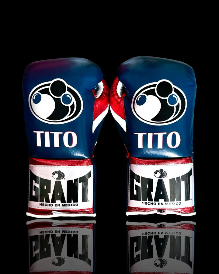 Grant Boxing Gloves Blue/Red/White