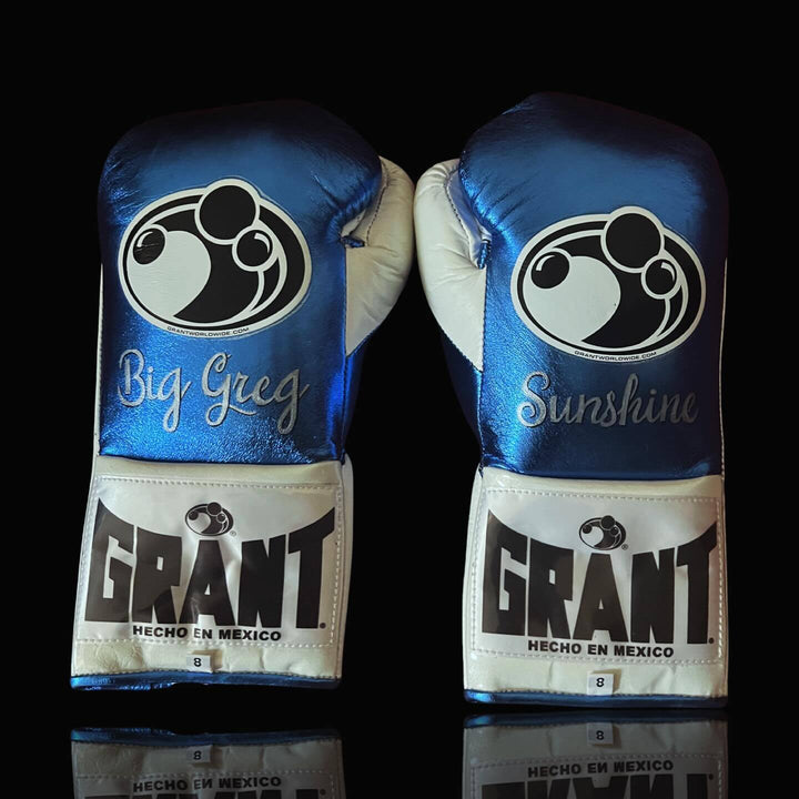 Grant Boxing Gloves Blue/White