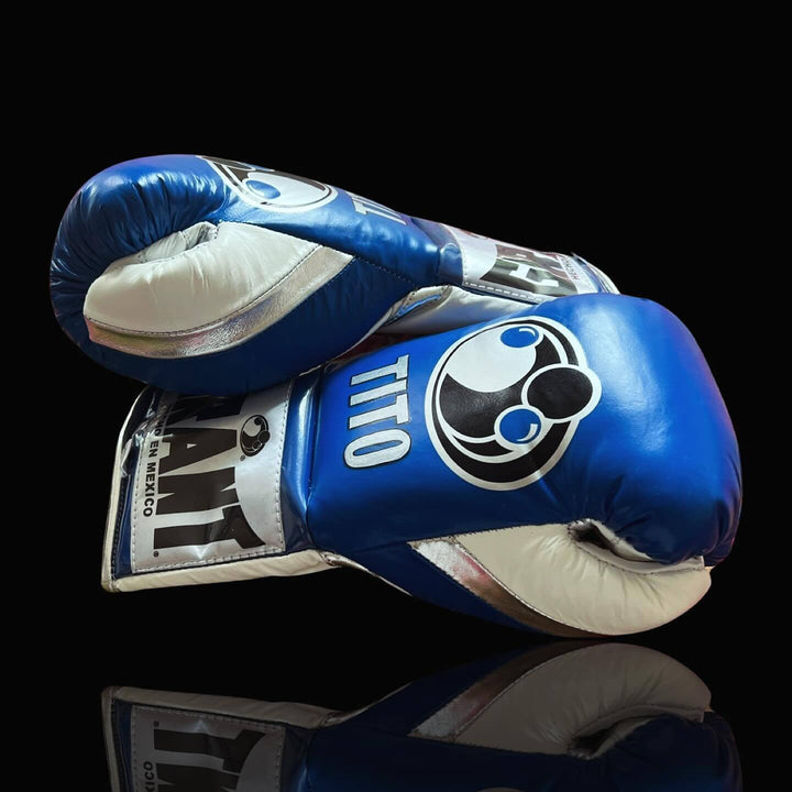 Grant Boxing Gloves Blue/White/Silver