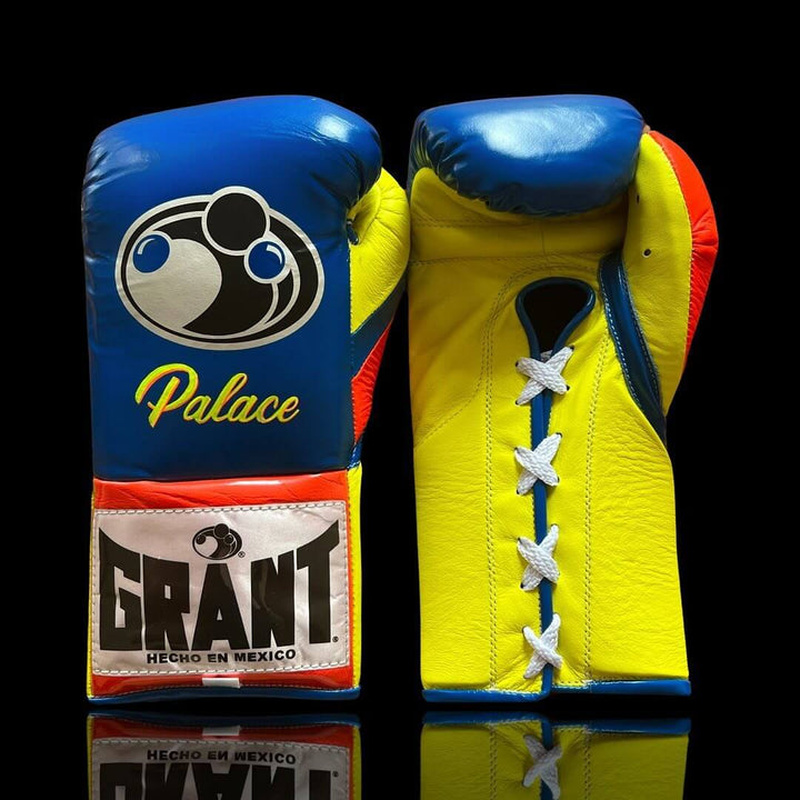 Grant Boxing Gloves Blue/Yellow/Orange