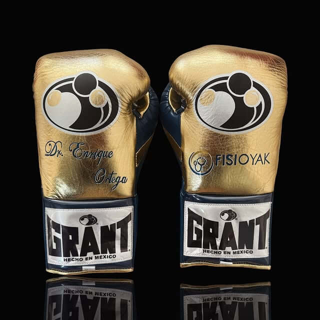 Grant Boxing Gloves Gold/Blue