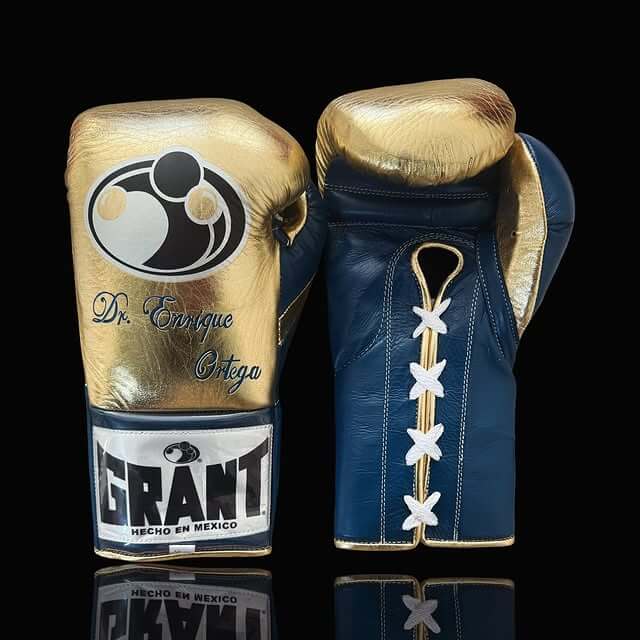 Grant Boxing Gloves Gold/Blue