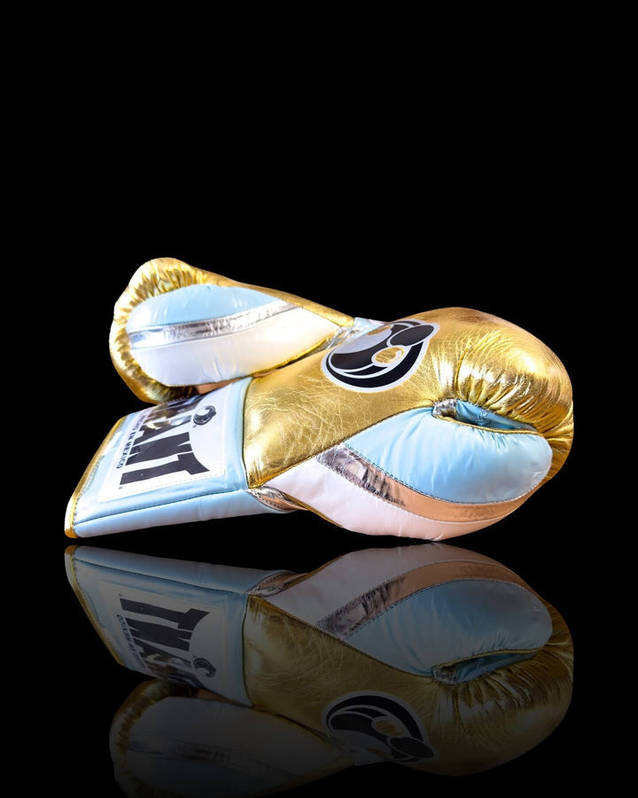 Grant Boxing Gloves Gold/Blue/Silver