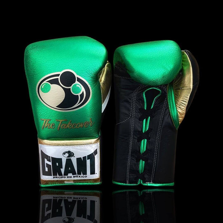 Grant Boxing Gloves Green/Black/Gold