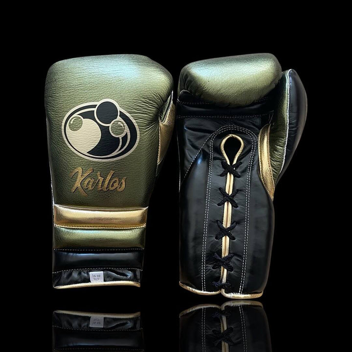 Grant Boxing Gloves Green/Black/Gold