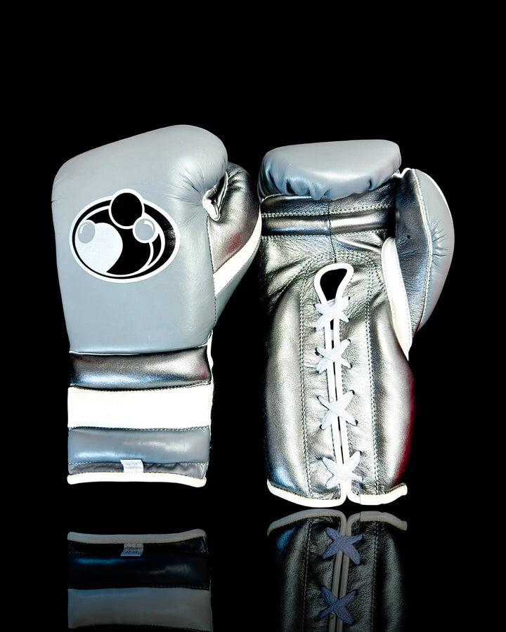 Grant Boxing Gloves Grey/White