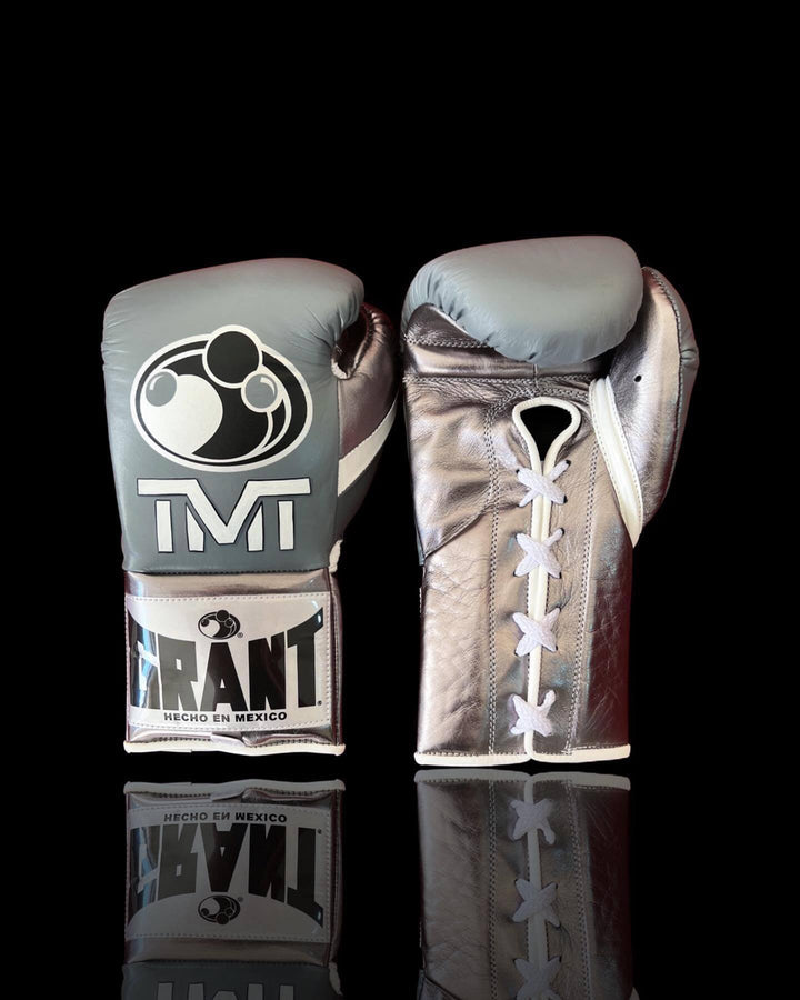 Grant Boxing Gloves Grey/White