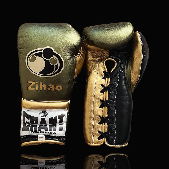 Grant Boxing Gloves Green/Black/Gold