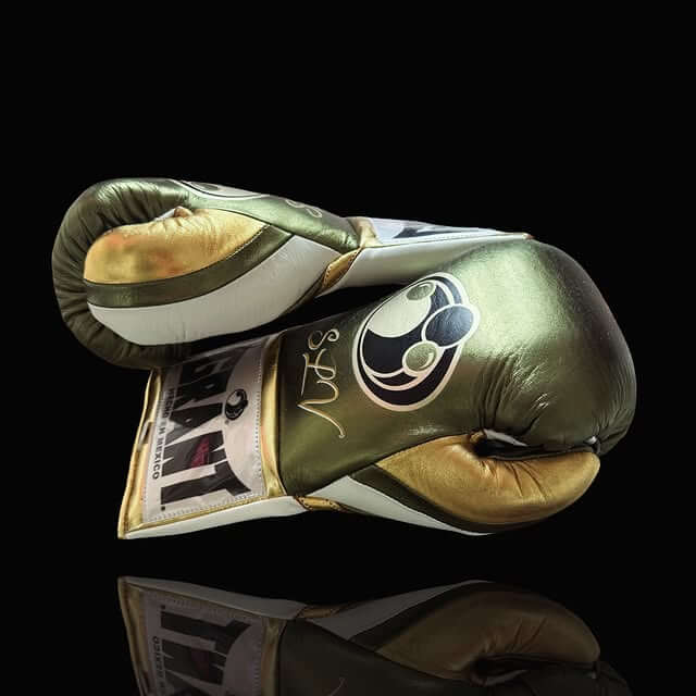 Grant Boxing Gloves Green/White/Gold