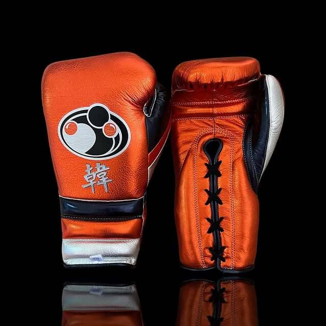 Grant Boxing Gloves Orange/Grey/Silver
