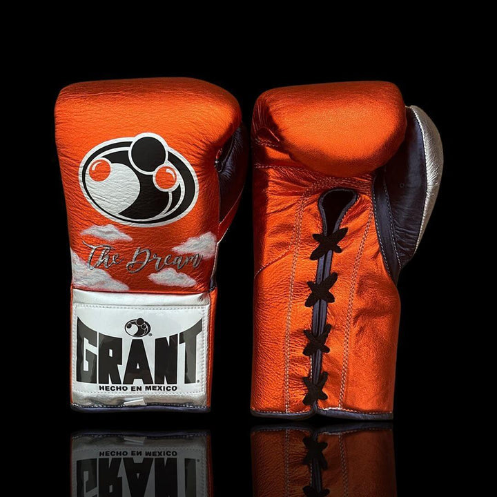 Grant Boxing Gloves Orange/Grey/Silver
