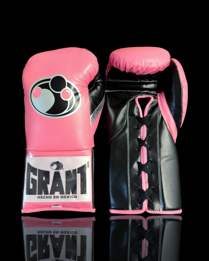 Grant Boxing Gloves Pink/Black/Silver