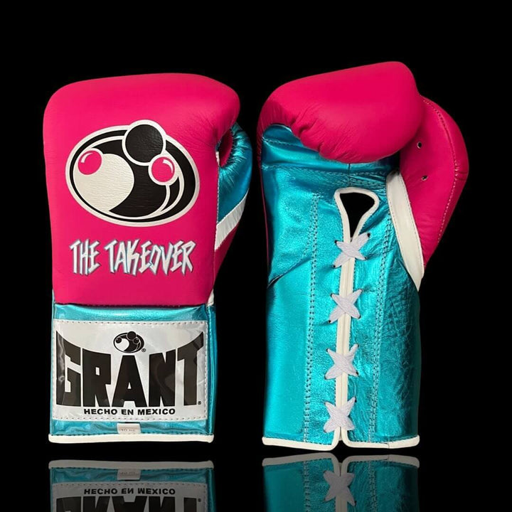 Grant Boxing Gloves Pink/Blue/White