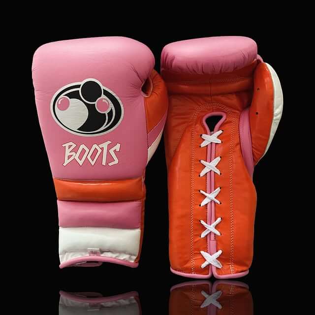 Grant Boxing Gloves Pink/Orange/White