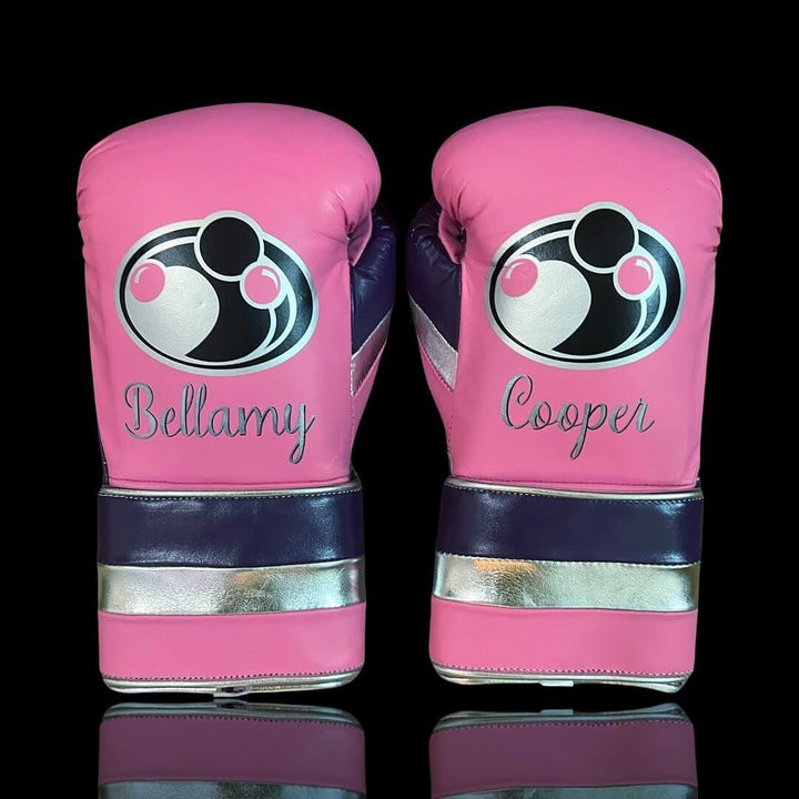 Grant Boxing Gloves Pink/Purple/Silver