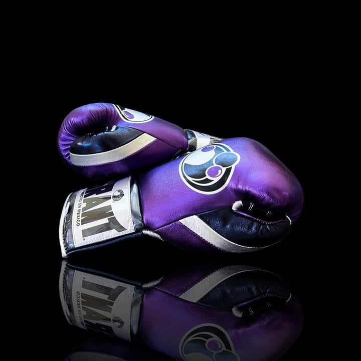 Grant Boxing Gloves Purple/Black/Silver