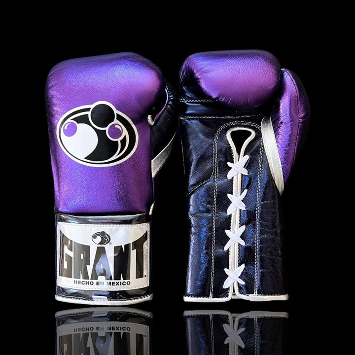 Grant Boxing Gloves Purple/Black/Silver
