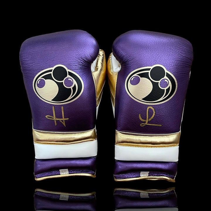 Grant Boxing Gloves Purple/Gold/White