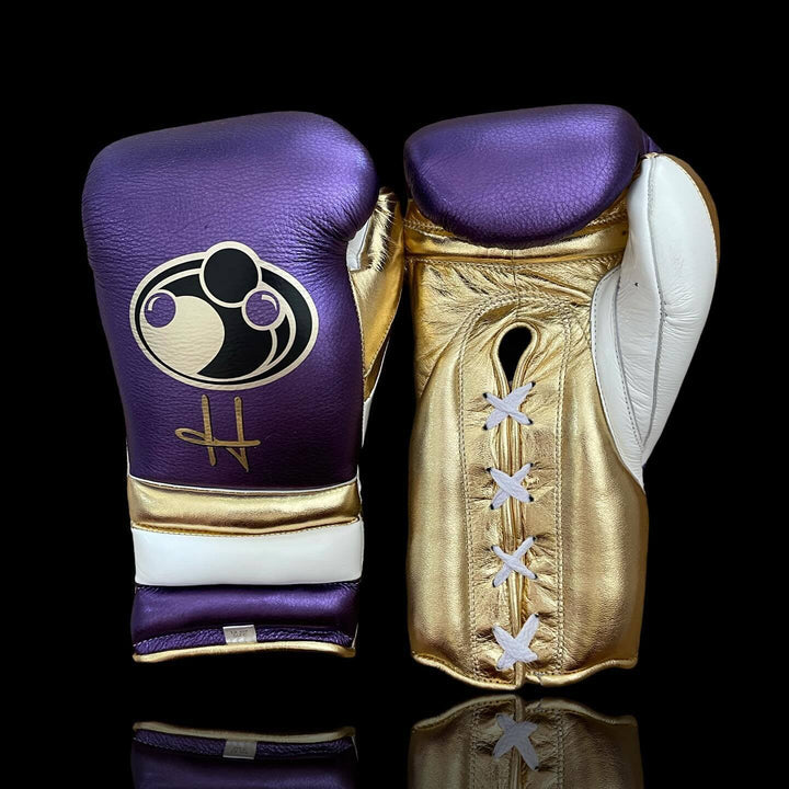 Grant Boxing Gloves Purple/Gold/White