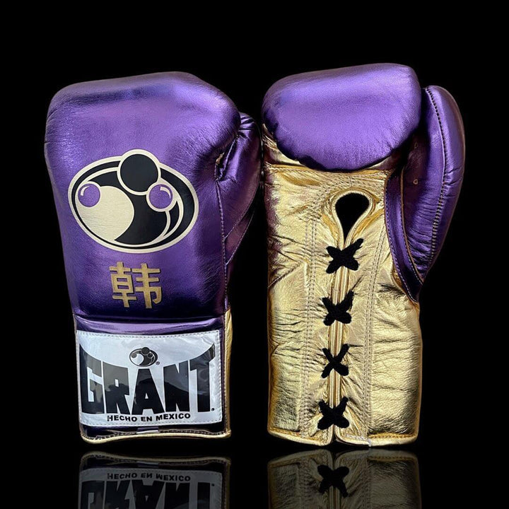 Grant Boxing Gloves Purple/Gold