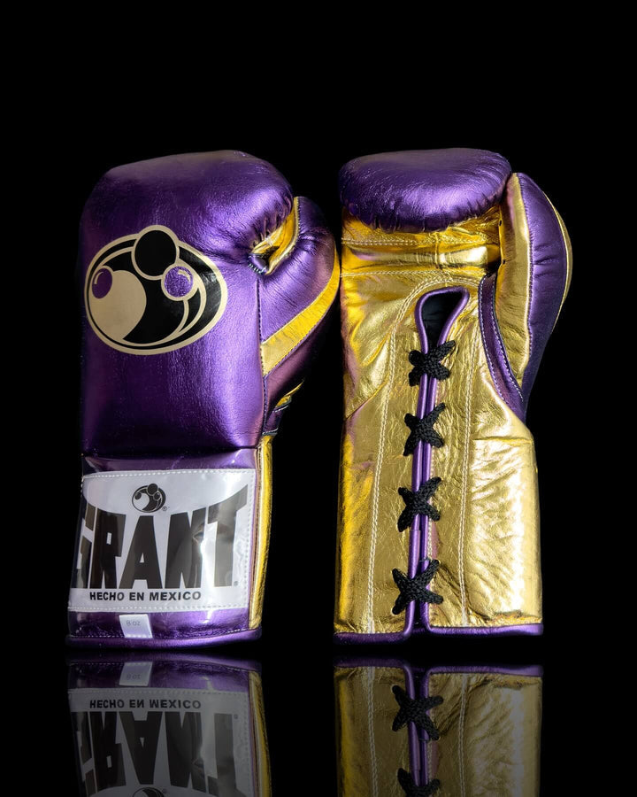 Grant Boxing Gloves Purple/Gold