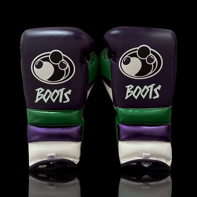 Grant Boxing Gloves Purple/Green/White