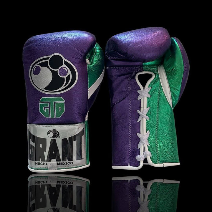 Grant Boxing Gloves Purple/Green/White