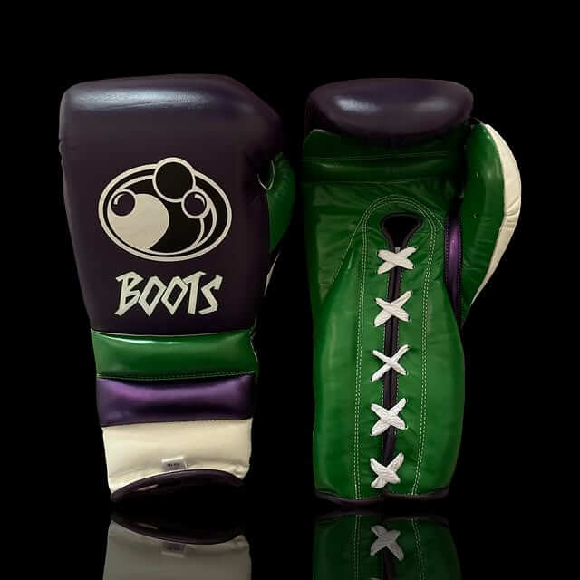 Grant Boxing Gloves Purple/Green/White