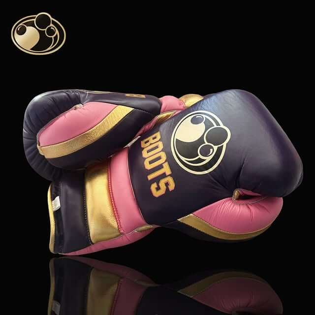 Grant Boxing Gloves Blue/Pink/Gold