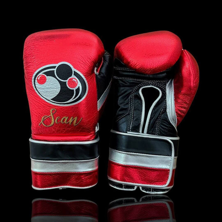Grant Boxing Gloves Red/Black/Silver