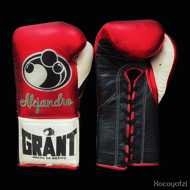 Grant Boxing Gloves Red/Black/White