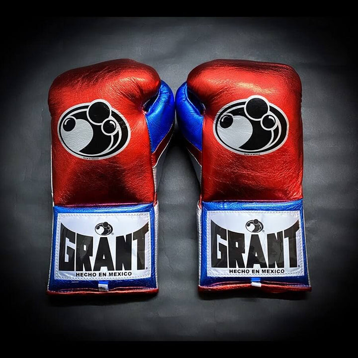 Grant Boxing Gloves Red/Blue/Silver