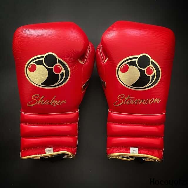 Grant Boxing Gloves Red/Gold