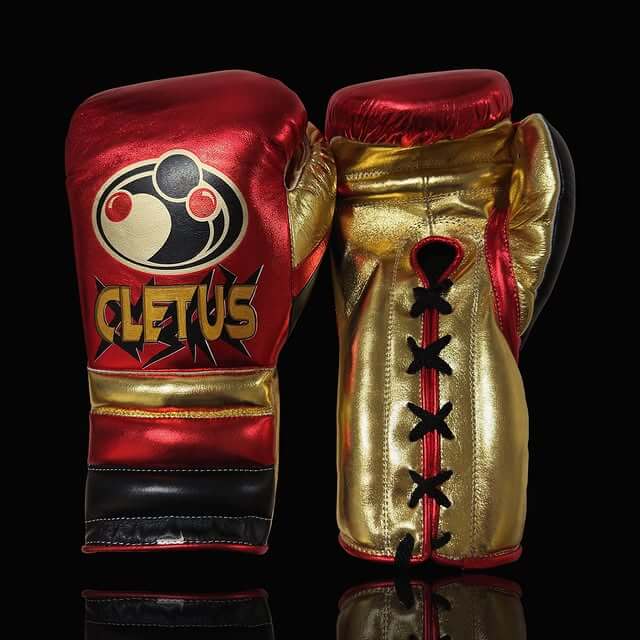 Grant Boxing Gloves Red/Gold/Black