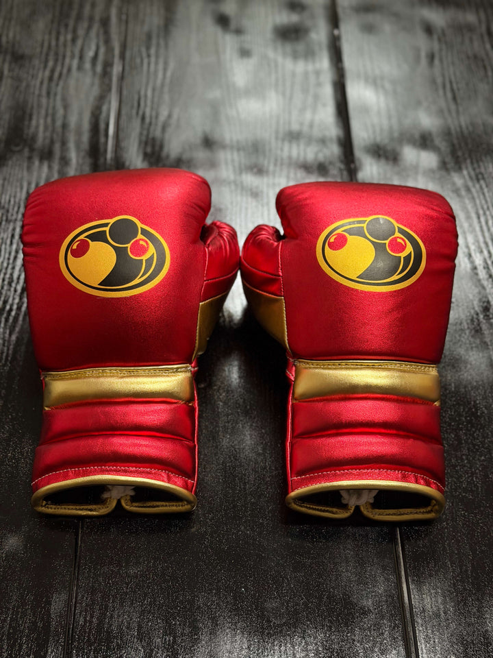 Grant Boxing Gloves Red/Gold