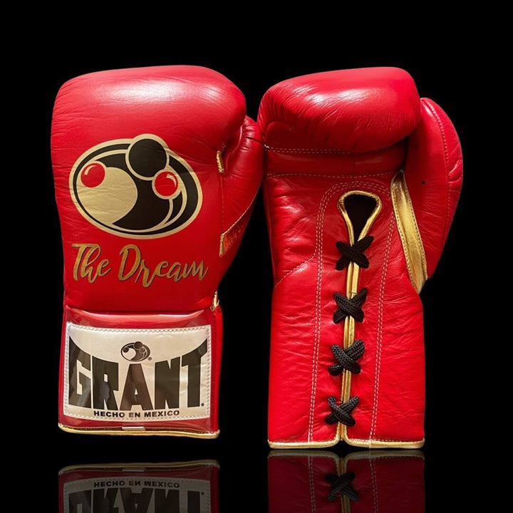 Grant Boxing Gloves Red/Gold
