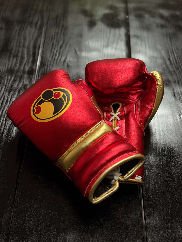 Grant Boxing Gloves Red/Gold