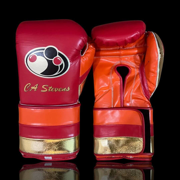 Grant Boxing Gloves Red/Orange/Gold