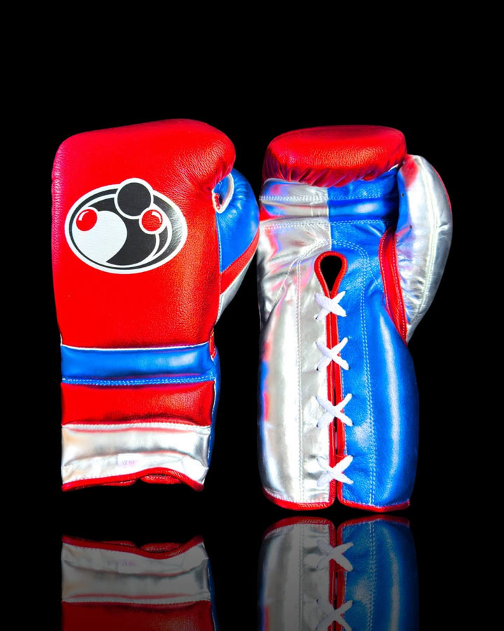Grant Boxing Gloves Red/Blue/Silver