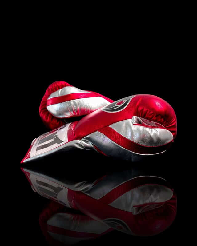 Grant Boxing Gloves Red/Silver
