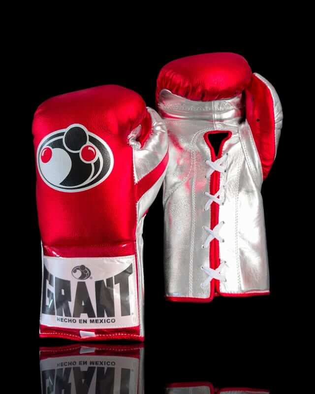 Grant Boxing Gloves Red/Silver